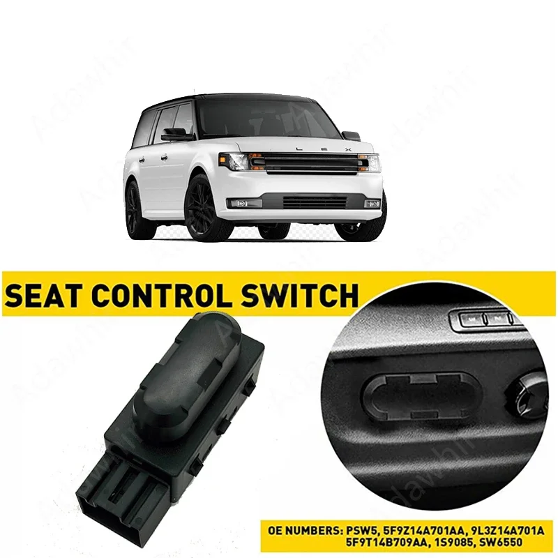 5F9T-14B709-AA Interruptor de ajuste eléctrico del asiento Ford F-150 - imagen 2