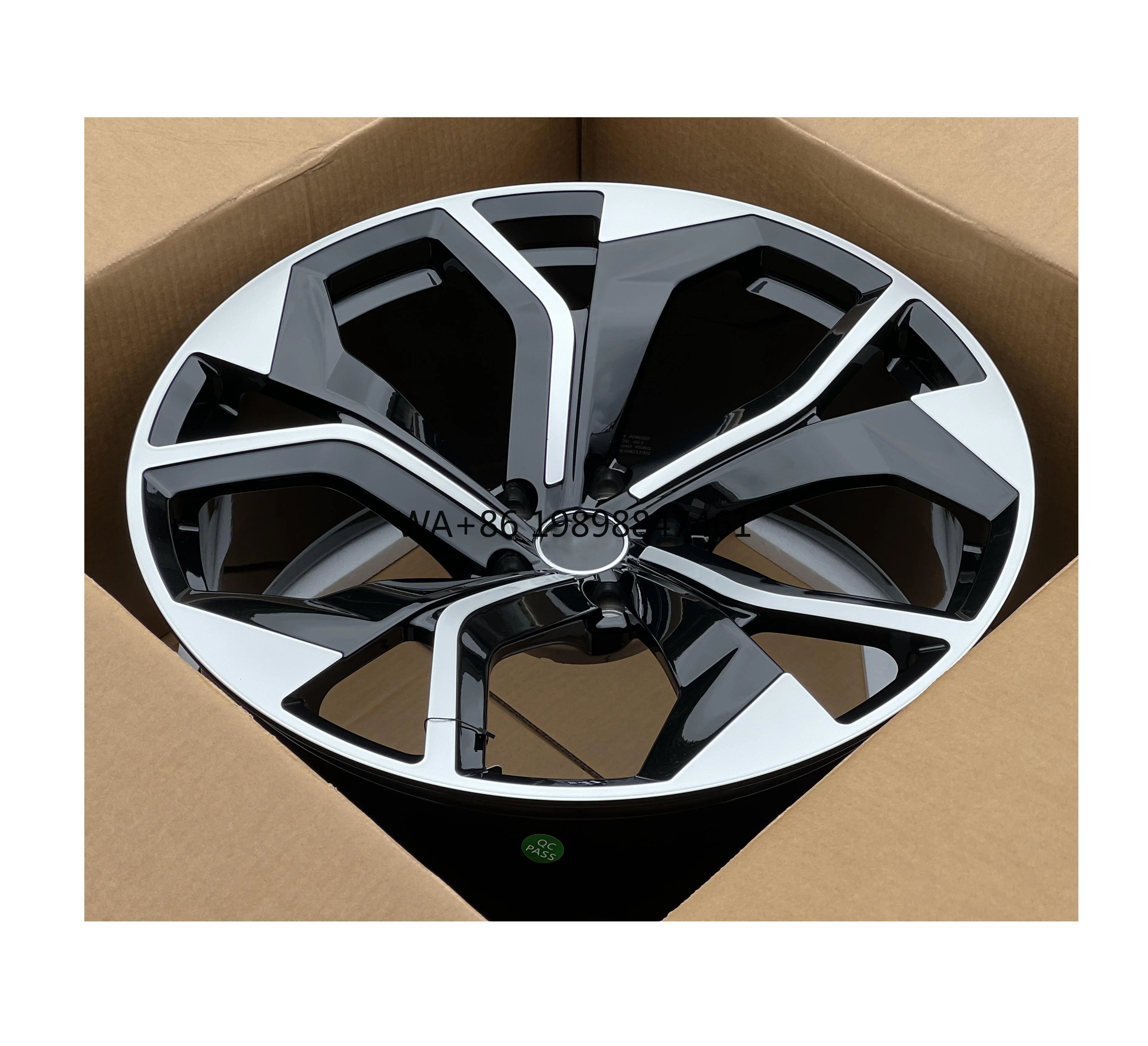Llantas forjadas negras 10Jx21 5x112 Audi Q7 Q8 SQ7