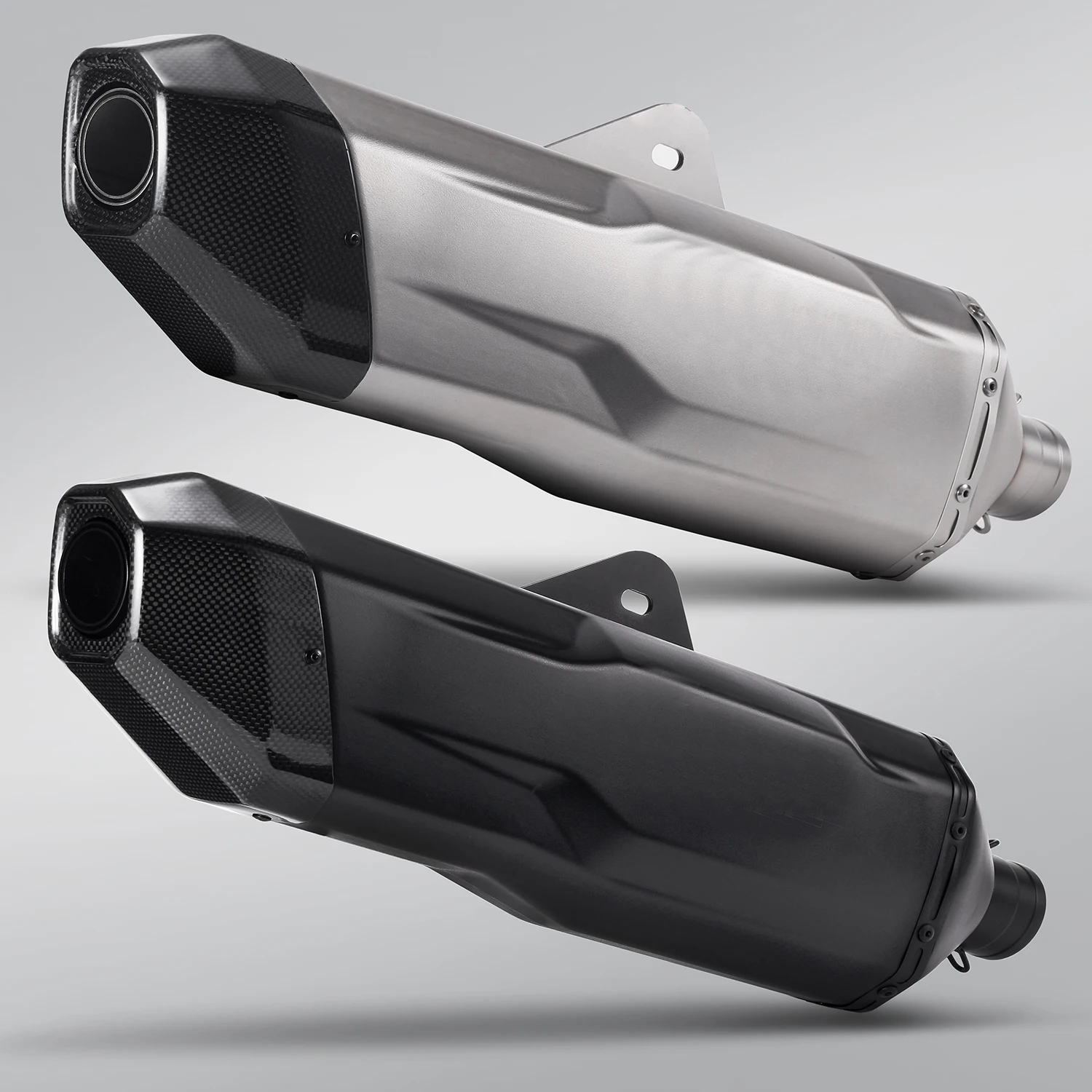 Silenciador 51 mm con tapa de carbono para BMW F750GS/F850GS/R1200GS - imagen 3