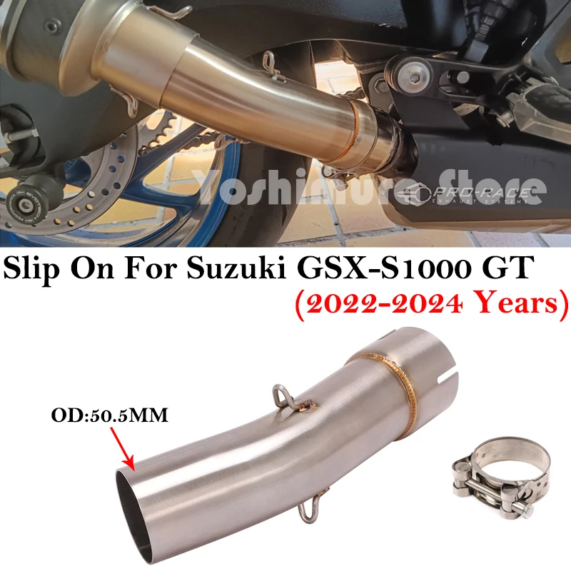 Slip On acero inoxidable Suzuki GSX-S1000 2022-2024 silenciador