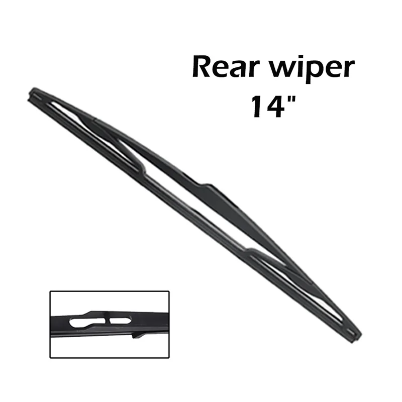 Limpiaparabrisas trasero de 14 ", juego de brazo y limpiaparabrisas para Chrysler Town & Country 5 V 2008 09 10 11 12--16, parabrisas, ventana trasera - imagen 2