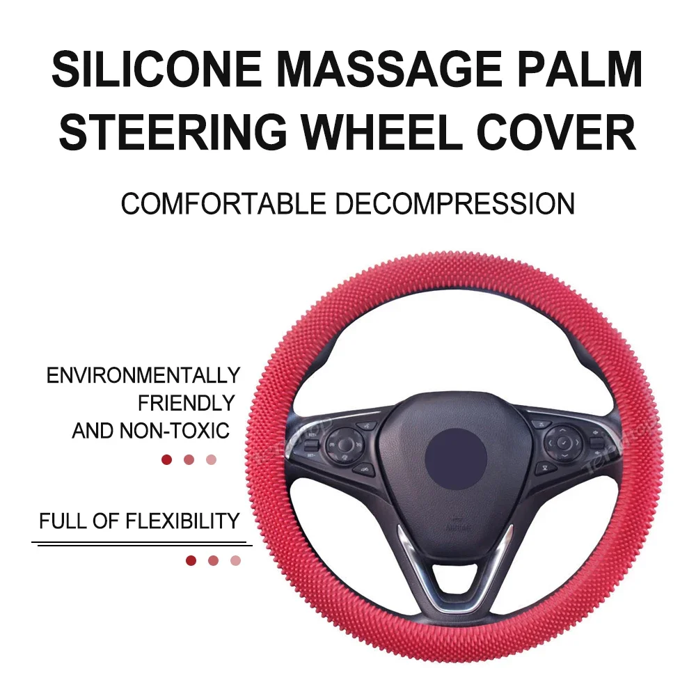 Funda volante silicona universal antideslizante – compatible KIA BMW Audi - imagen 3
