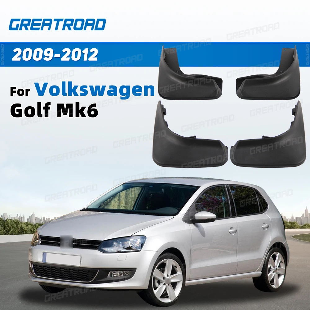 Protectores de salpicaduras VW Golf Mk6 2009-2012, fácil montaje