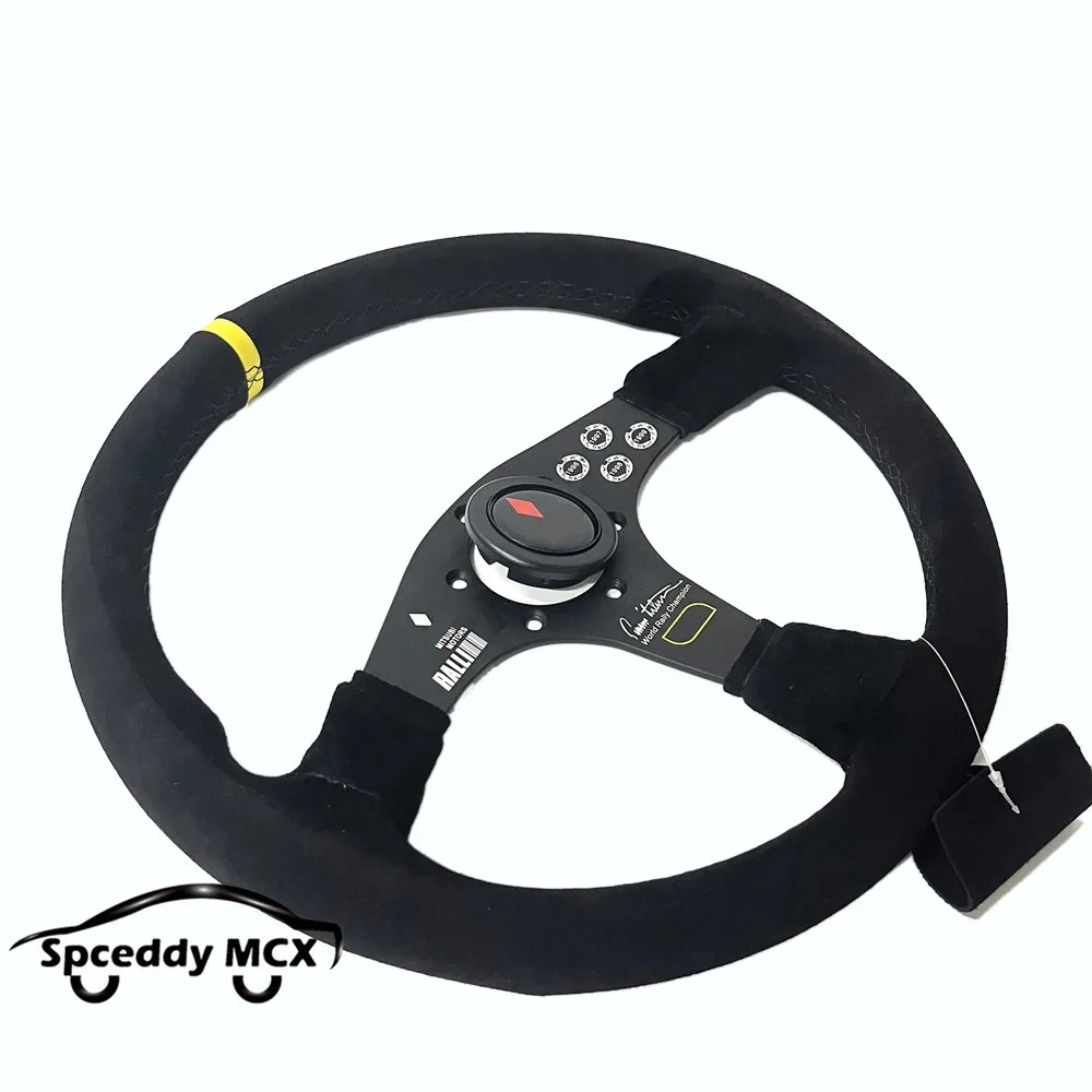 Volante deportivo Ralliate de ante 350mm para Mitsubishi JDM racing - imagen 2