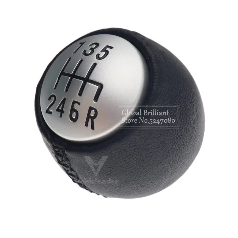 Pomo palanca cambios cuero PU 55347088 – Alfa Romeo GT 147 166 3.2 V6 - imagen 5