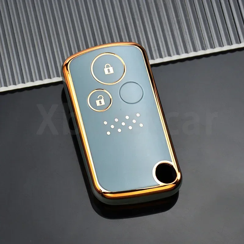 Funda suave de TPU para llavero de coche, funda protectora para Honda Fit Shuttle Freed Spike Hybrid Stepwgn Spada sin llave - imagen 3