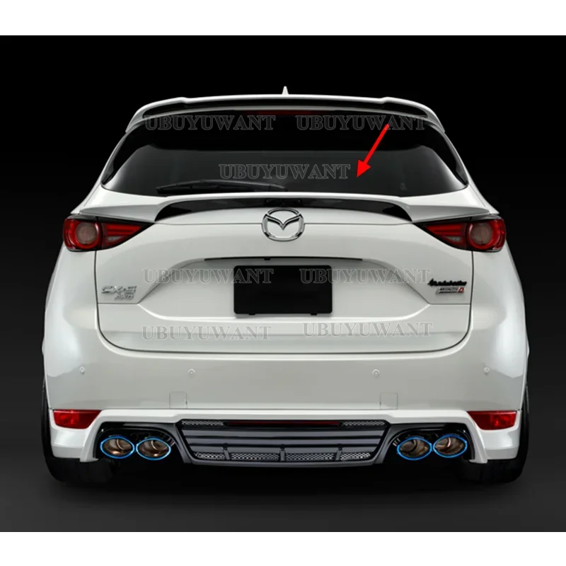 Alerón trasero Mazda CX-5 2017-2021 de fibra de carbono - imagen 3