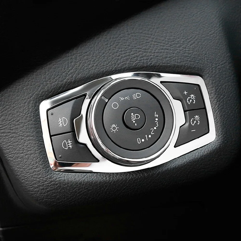 Pegatinas acero inoxidable interruptor luces Ford Focus III - imagen 5