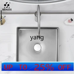Lavabo cuadrado CX de acero inoxidable para baño