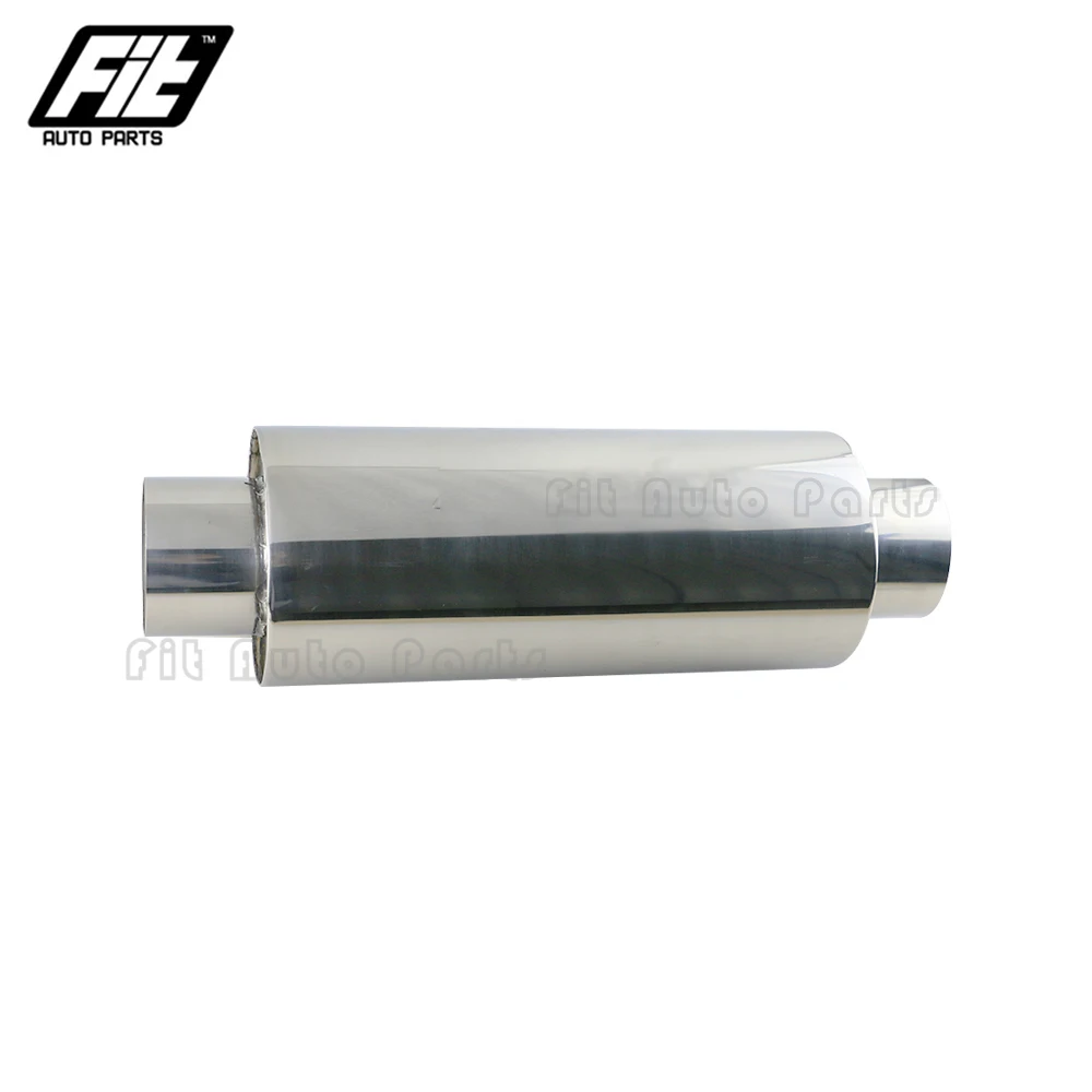 Resonador de escape deportivo universal para coche, tubo recto 76 mm - imagen 5