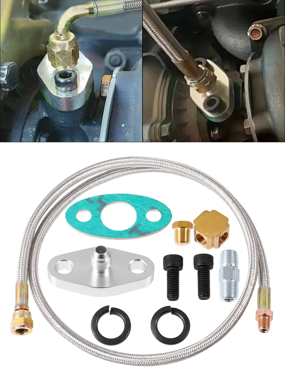 Kit de líneas turbo trenzadas