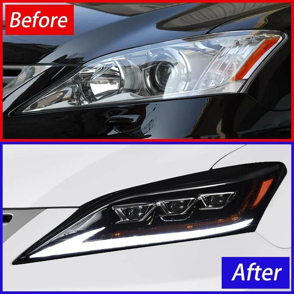 Faros delanteros LED con lentes proyector para Lexus ES 2006-2012 - imagen 2