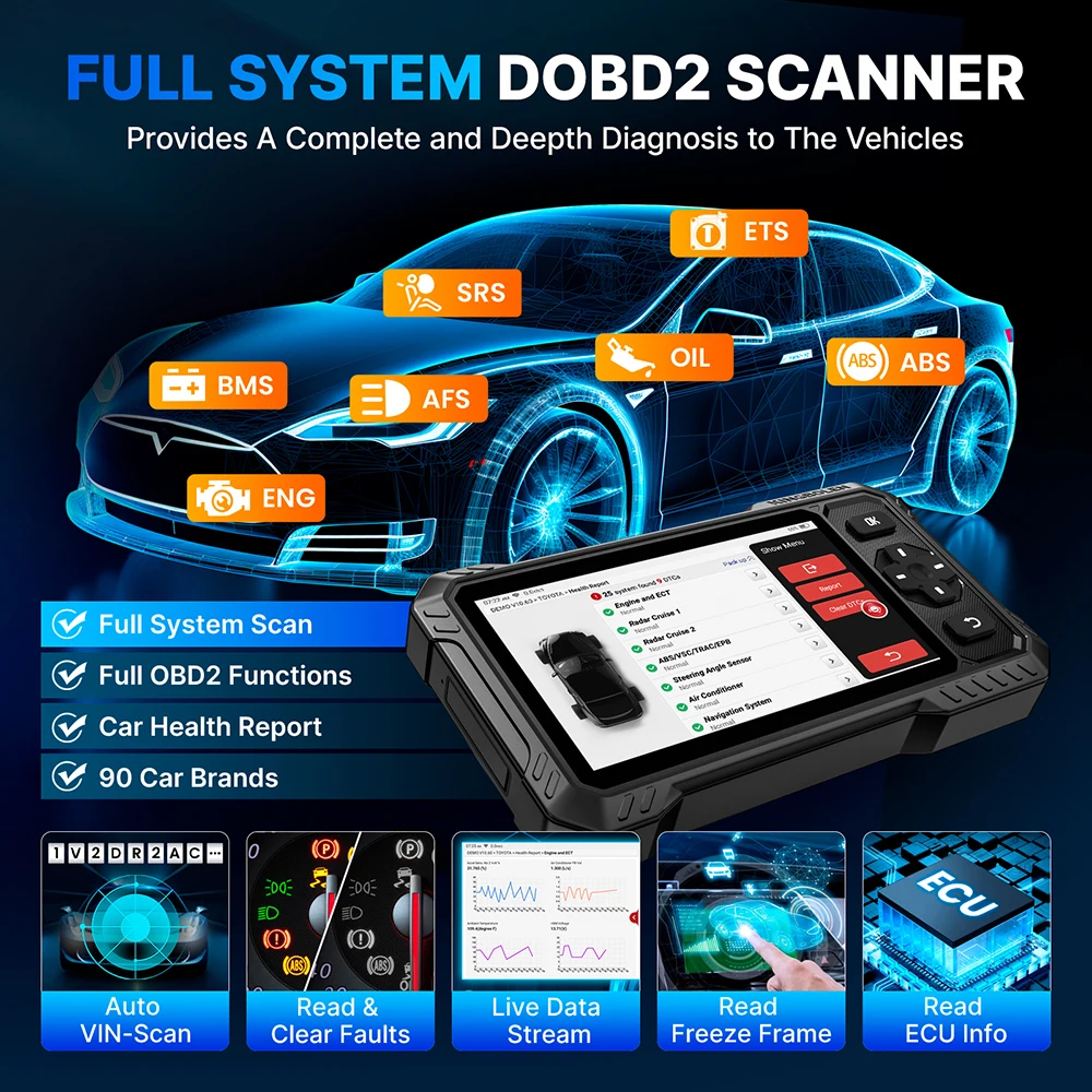 KINGBOLEN S6 Elite escáner bidireccional CANFD y actualización gratuita - imagen 3