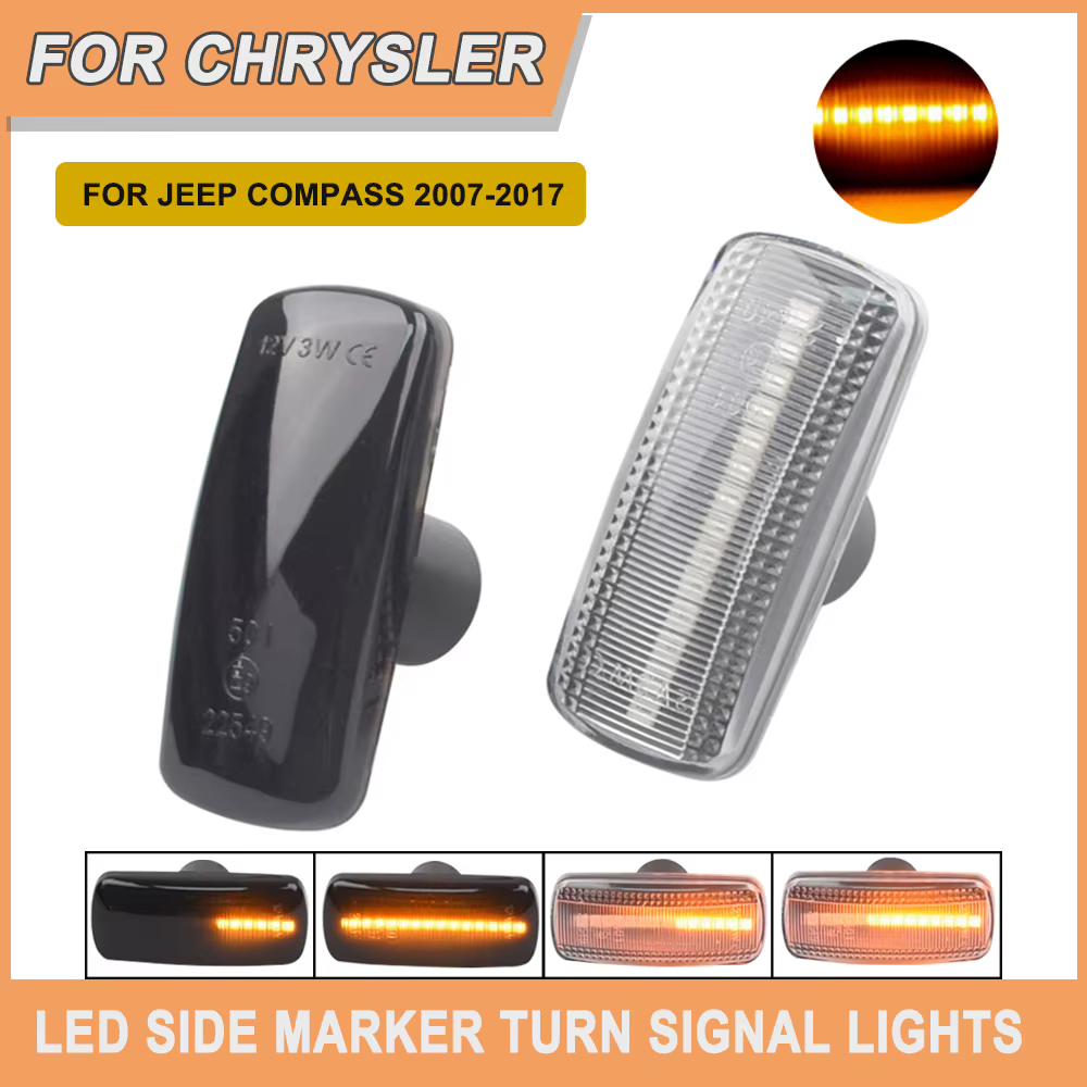 Intermitente LED secuencial lateral Jeep Compass Grand Cherokee