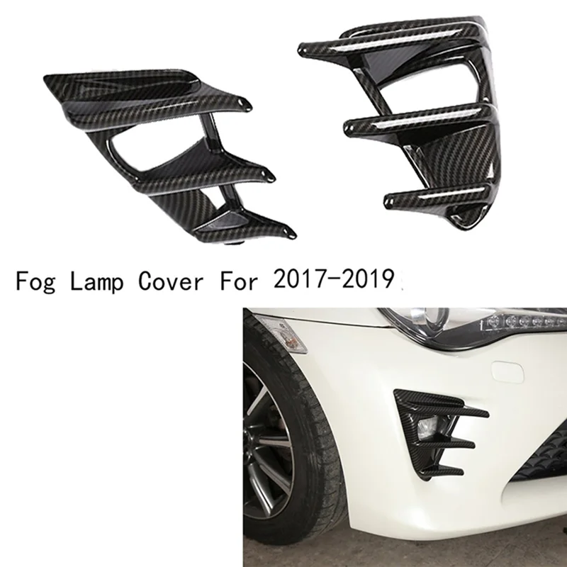 Cubierta rejilla antiniebla parachoques Toyota GT86 ZN6 carbono - imagen 3
