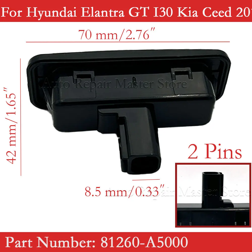 81260-A5000 Cerradura de maletero – Hyundai i30 y Kia Ceed