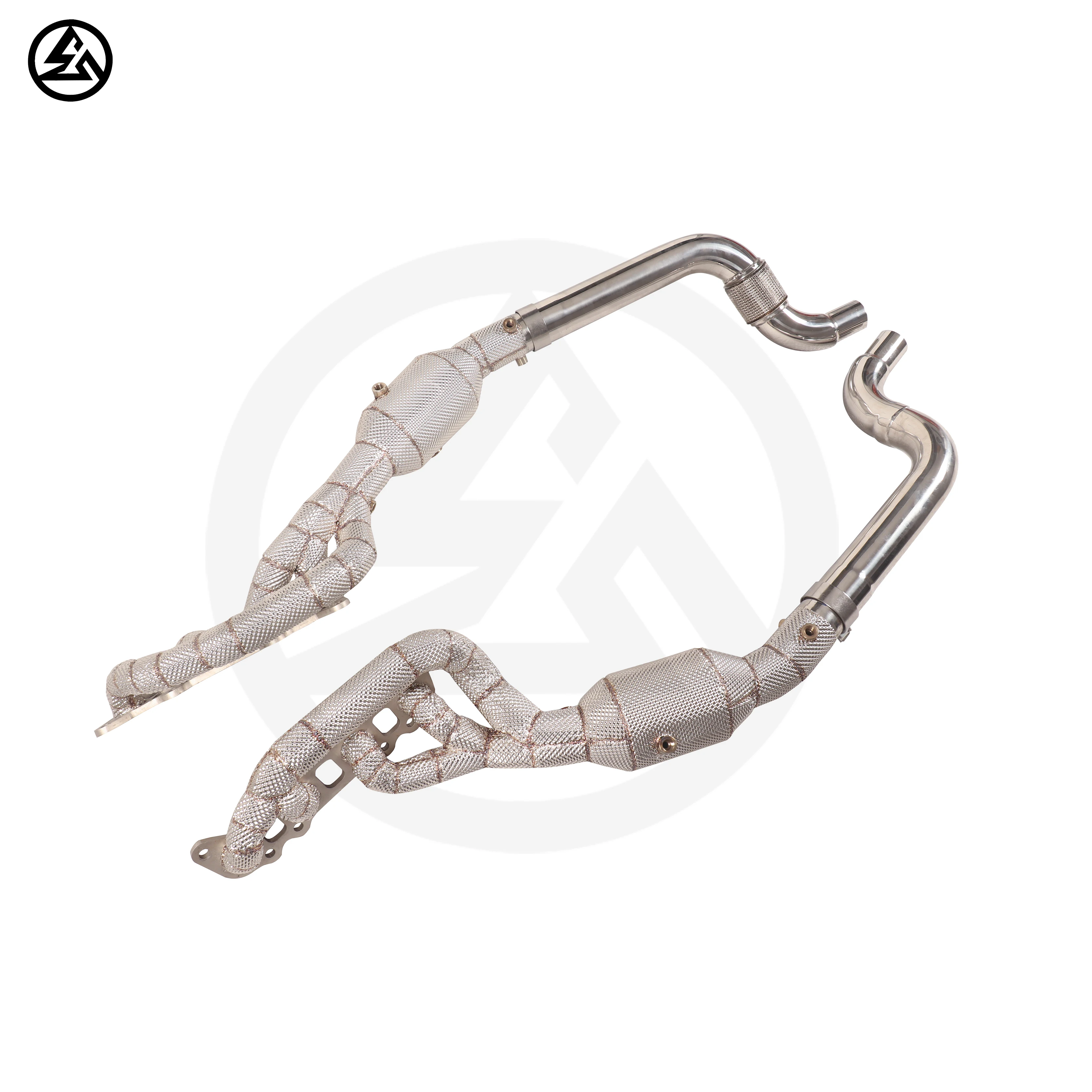 Colector escape tubular inoxidable Mustang GT 5.0L V8 2024 - imagen 5