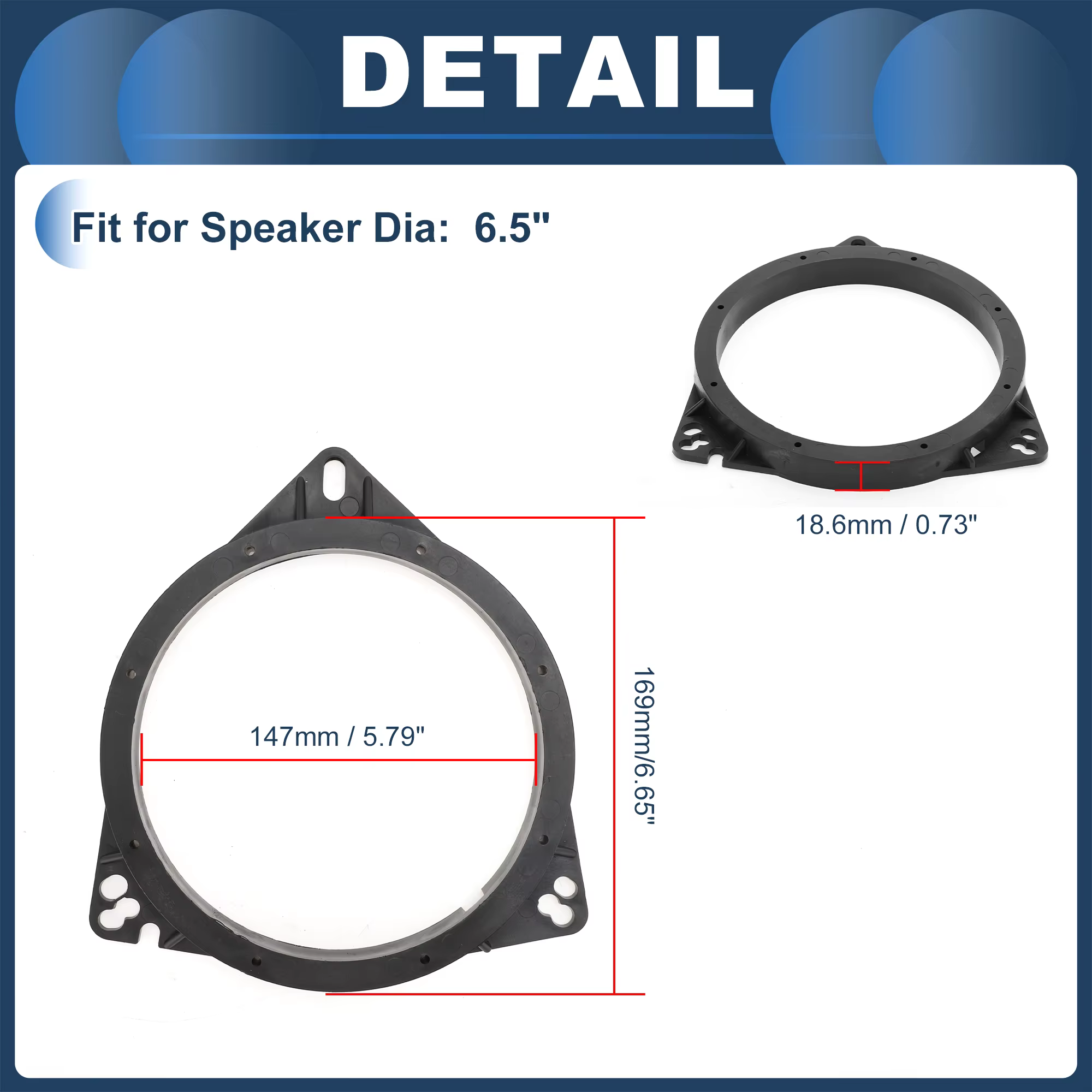 Adaptador altavoz tweeter Autohaux para Vauxhall Corsa D y Astra H - imagen 5