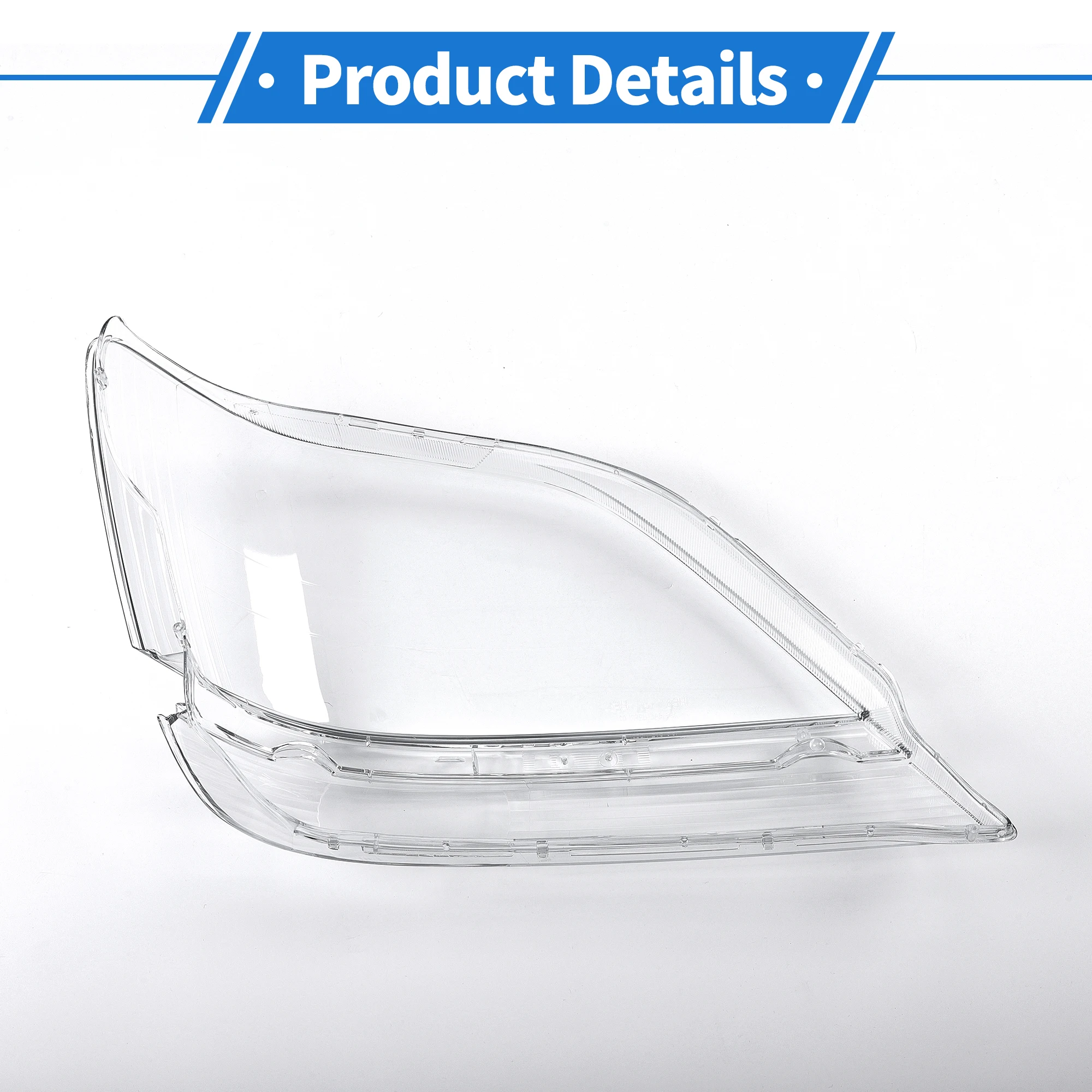 UXCELL Cubierta de lente de faro de coche de vehículo Lente de faro Cubierta de lente transparente para Lexus RX300 1999-2003 PC transparente 1 Uds - imagen 5