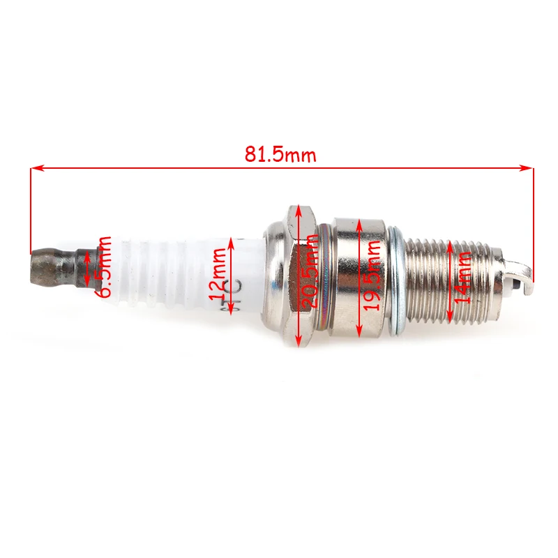 Bujía F6TC para generadores, motosierras, desbrozadoras y cortacéspedes - imagen 2
