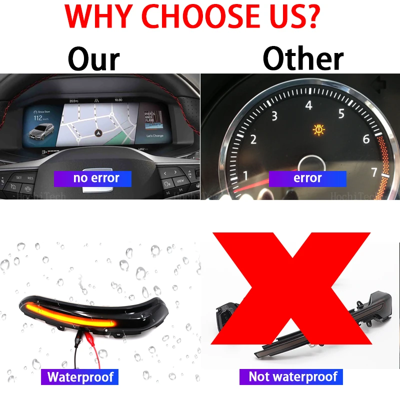 Intermitente dinámico de señal de giro, luz indicadora de espejo lateral para Peugeot 208, 2008, 12 '-22, Citroen C3, MK3, C4, Cactus, Opel, Corsa F - imagen 4