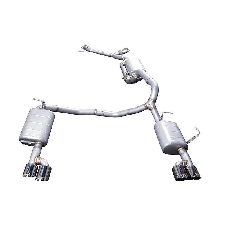 Silenciador escape GFC catback para VW Patrol 4.0L 2016-2020 inox 304