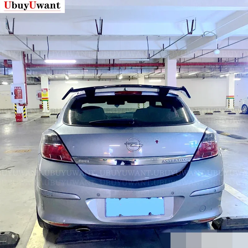 Para OPEL / VAUXHALL ASTRA H Spoiler Material ABS alerón trasero de coche Primer Color alerón trasero 2004 - 2011 accesorios de coche