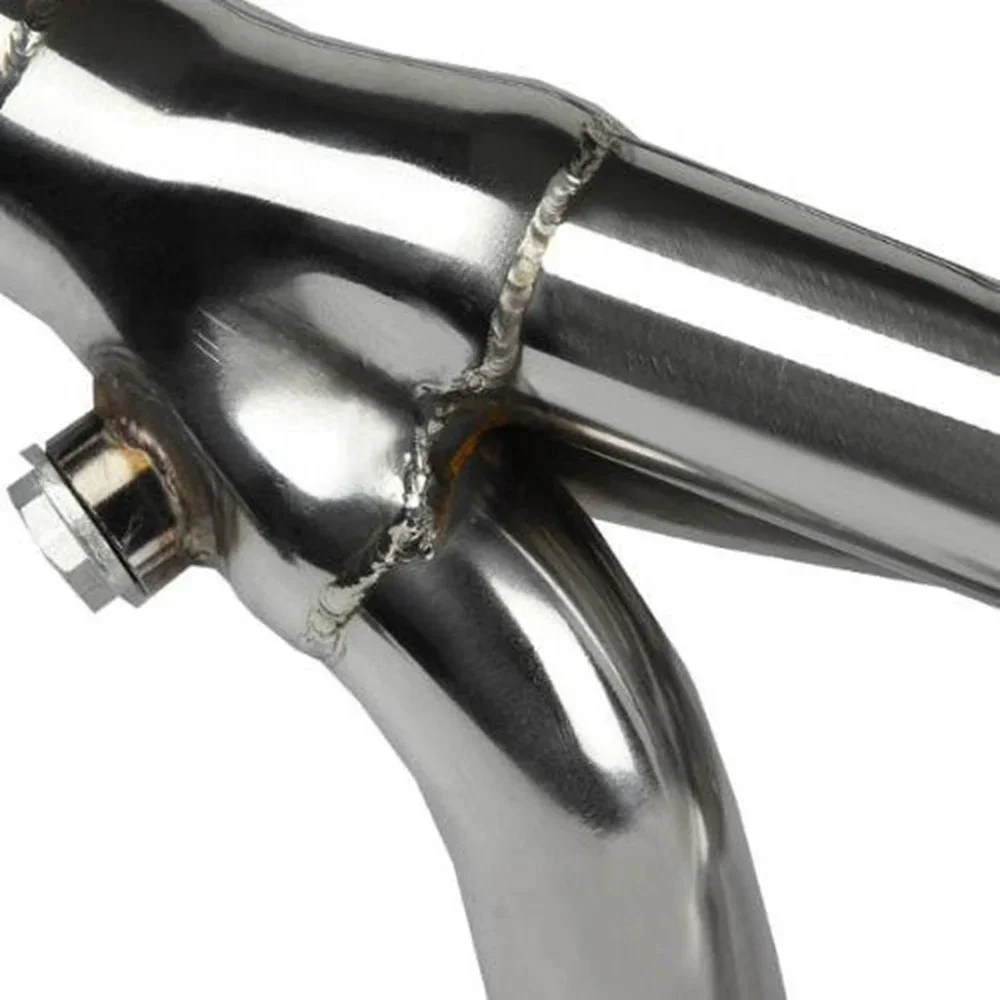 Colector de escape inox BMW E36 6 cilindros bajante - imagen 5