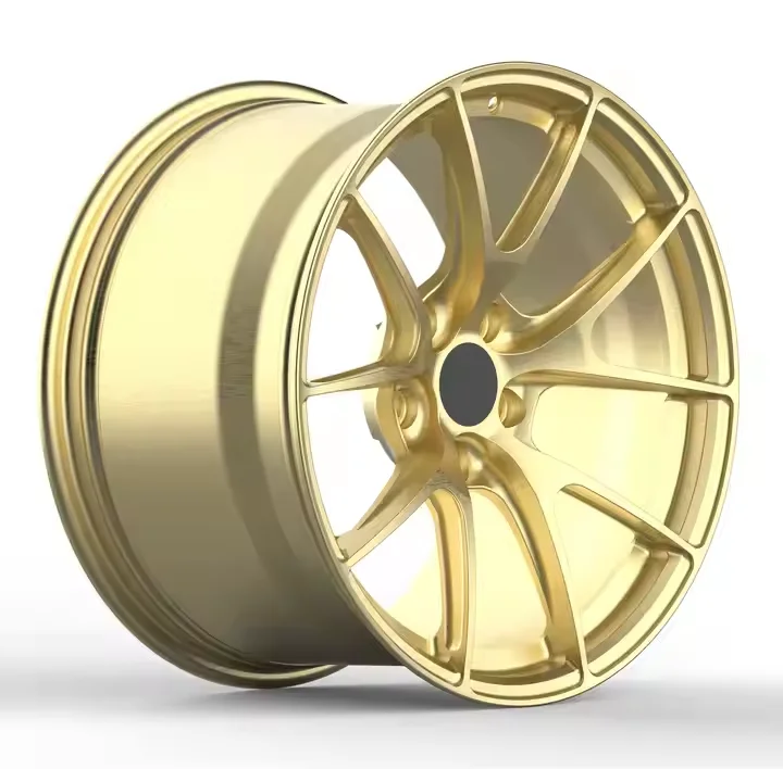 Adaptador de llanta CNC forjado dorado para coche - imagen 5
