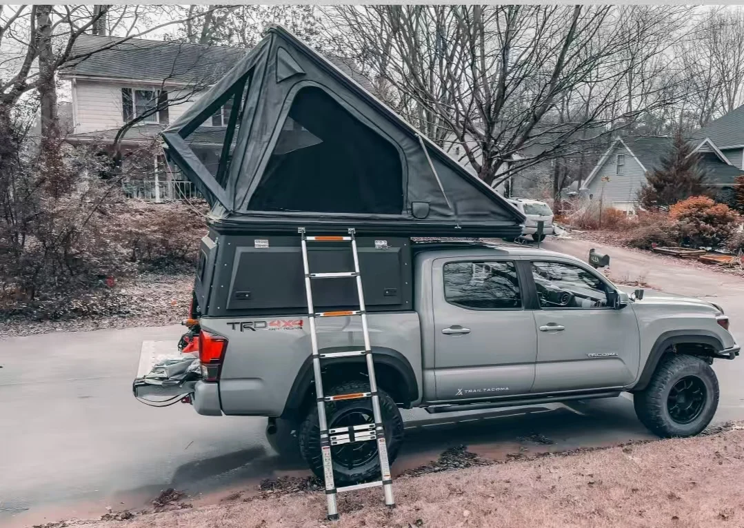 Camper elevable de aluminio para camioneta Toyota Tacoma - imagen 3