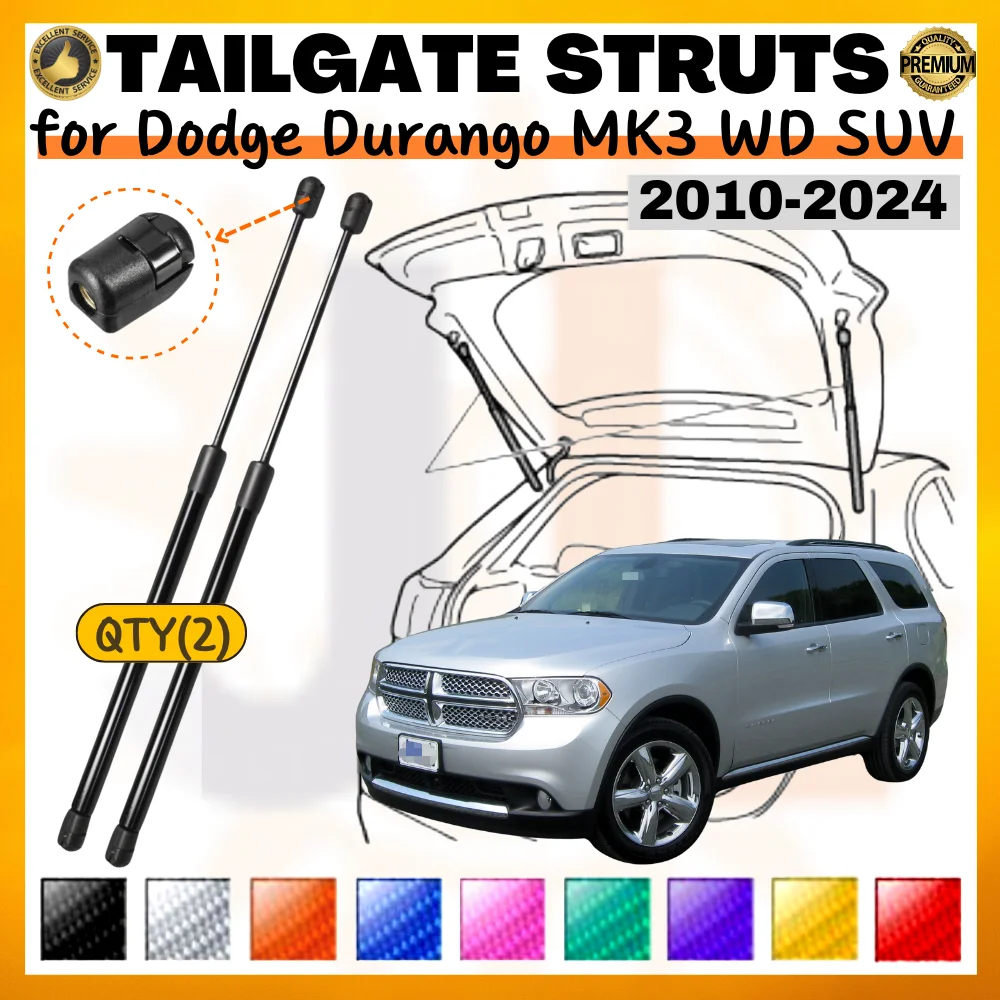 Puntales de maletero Dodge Durango trasera eléctrica 2010-2024
