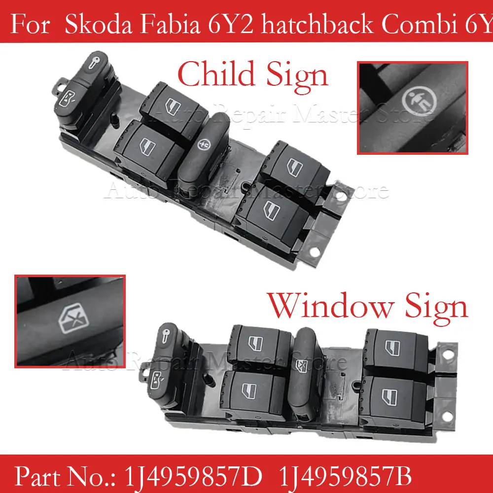 Interruptor elevalunas VW Golf 4 Jetta Bora Seat 1J4959857D - imagen 2