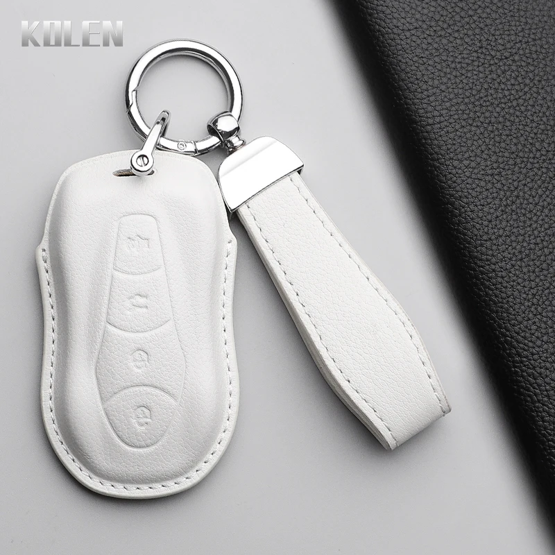 Funda de cuero para llave Geely Azkarra, Tugella y Atlas Pro - imagen 5