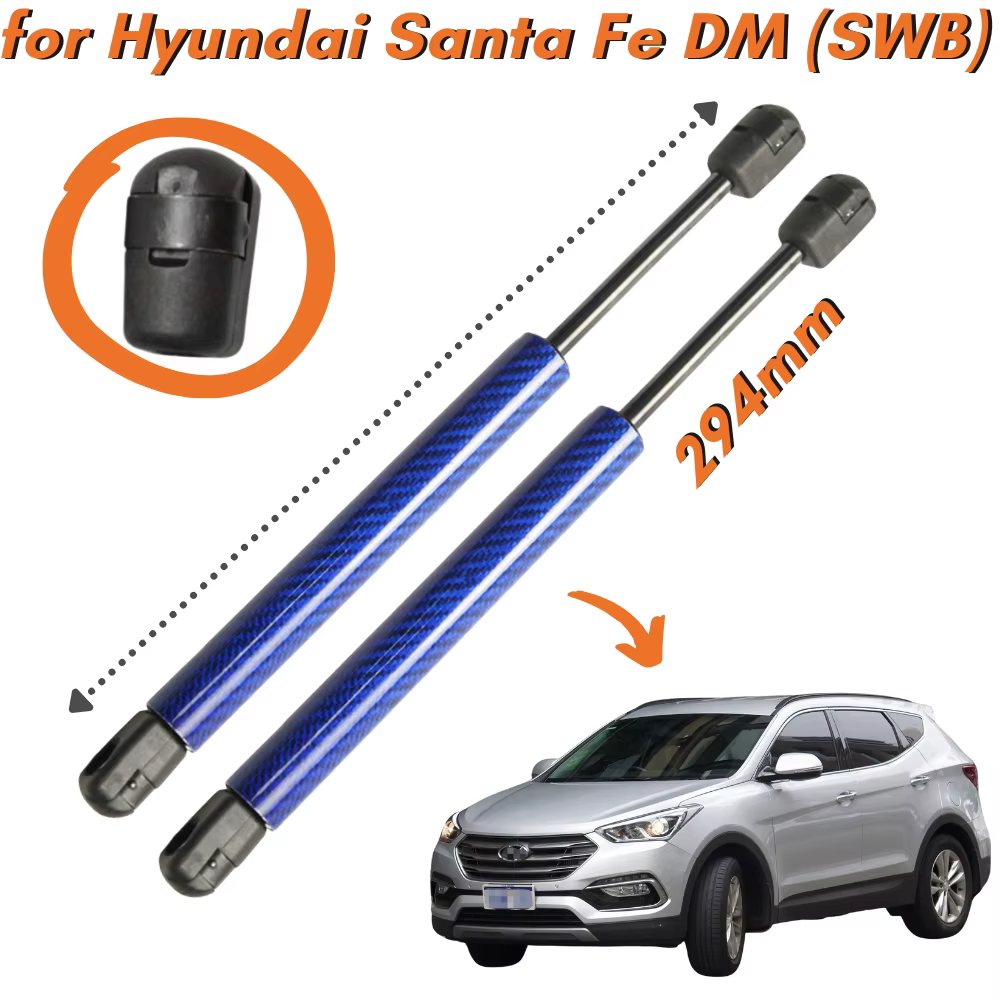 Amortiguadores capó gas Hyundai Santa Fe DM III 2013-2018 294mm
