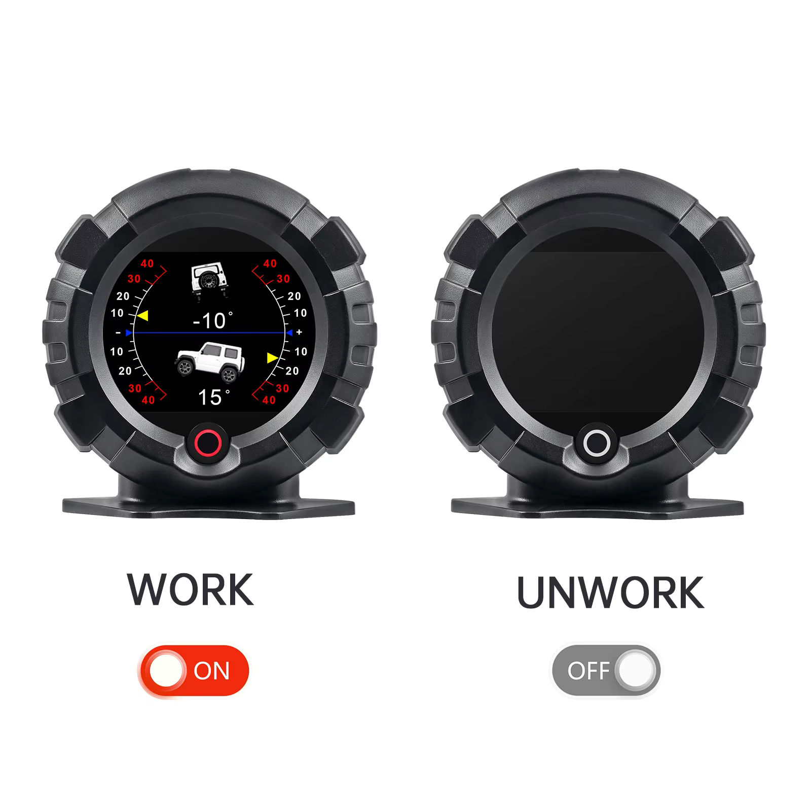 X95 HUD GPS con velocímetro e inclinómetro digital para coche - imagen 5