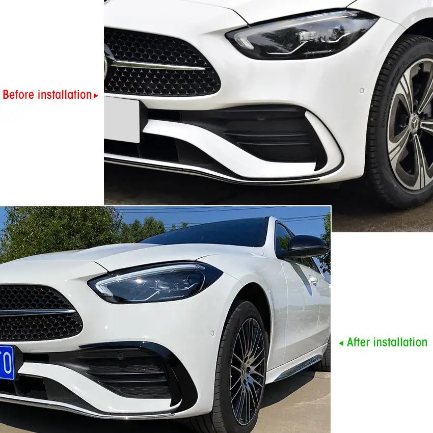 OEM Mercedes Clase C W206 AMG Splitter de parachoques 2022 original - imagen 2