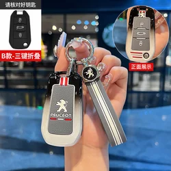 Funda zinc llavero Peugeot 208 308 5008, accesorio llave