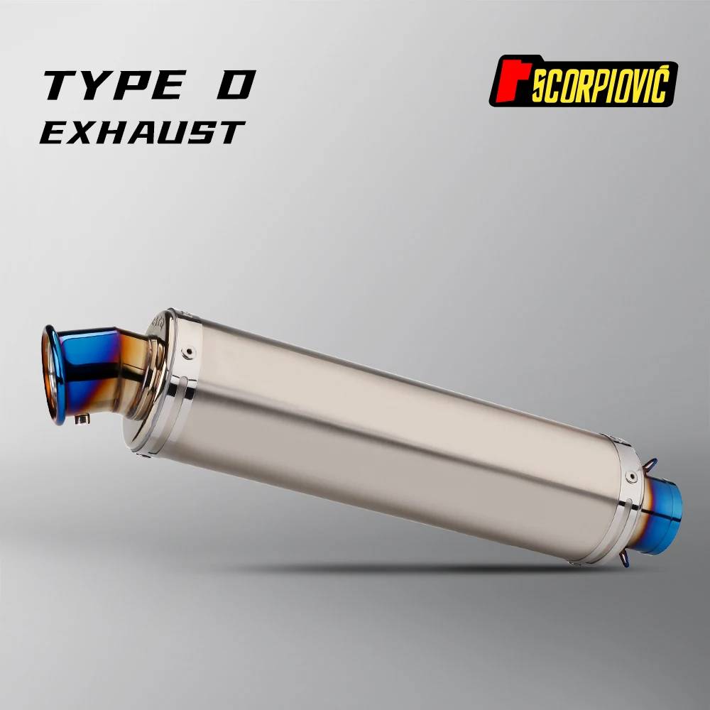 Silenciador escape universal fibra de carbono para moto - imagen 5