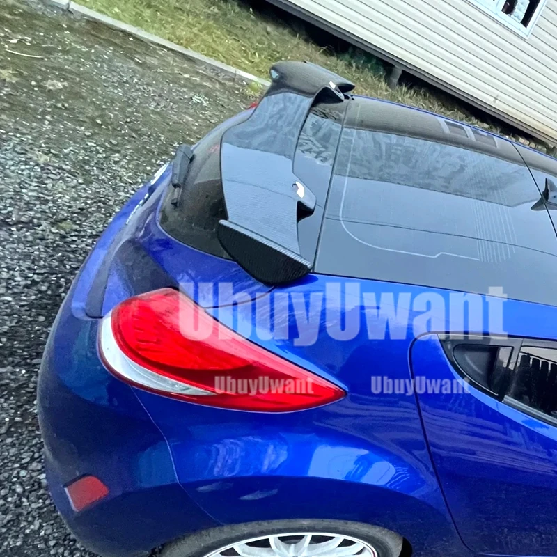 Alerón trasero Hyundai Veloster 2012-2016, ABS negro brillante