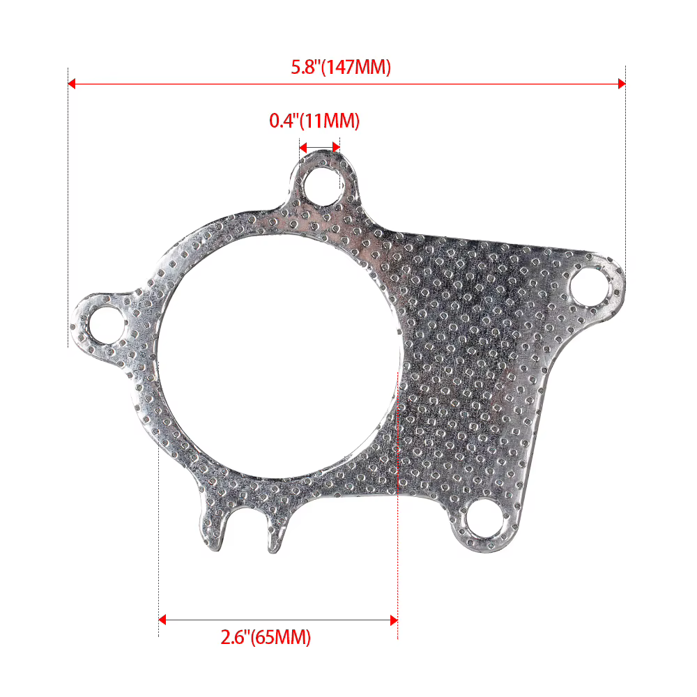 Adaptador RASTP de brida T3/T4 a V-band de 3 pulgadas, 5 pernos - imagen 4