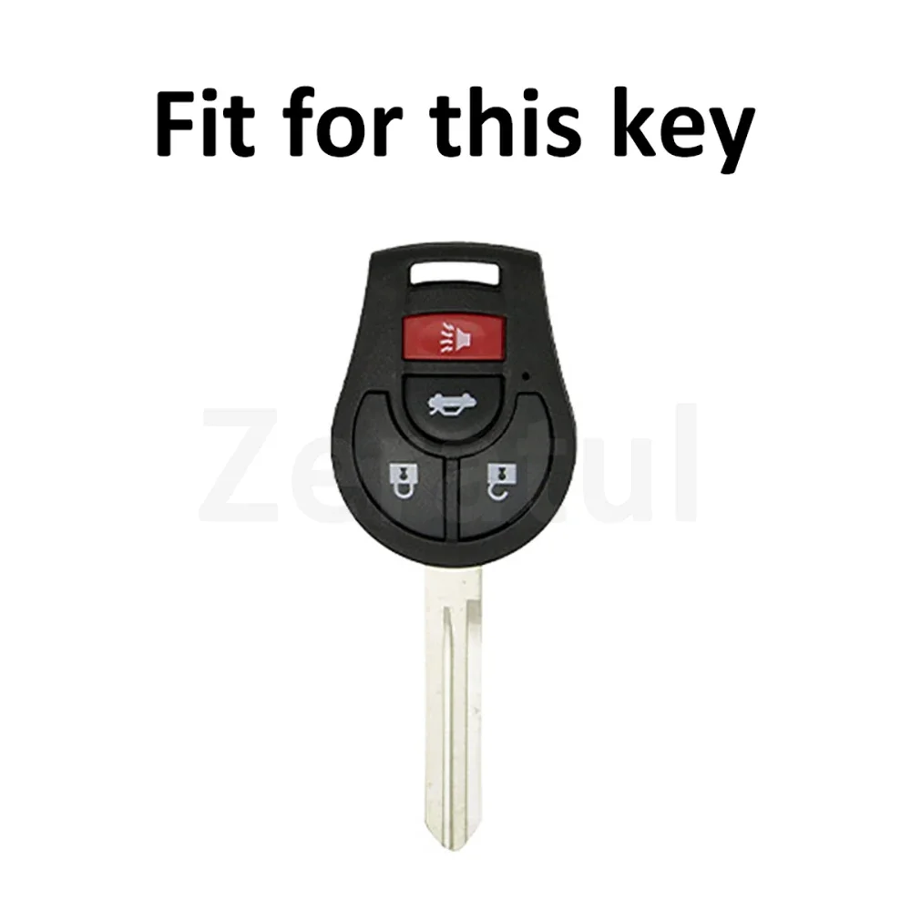 Carcasa para llave Nissan de 4 botones – Juke, Qashqai y X-Trail - imagen 2