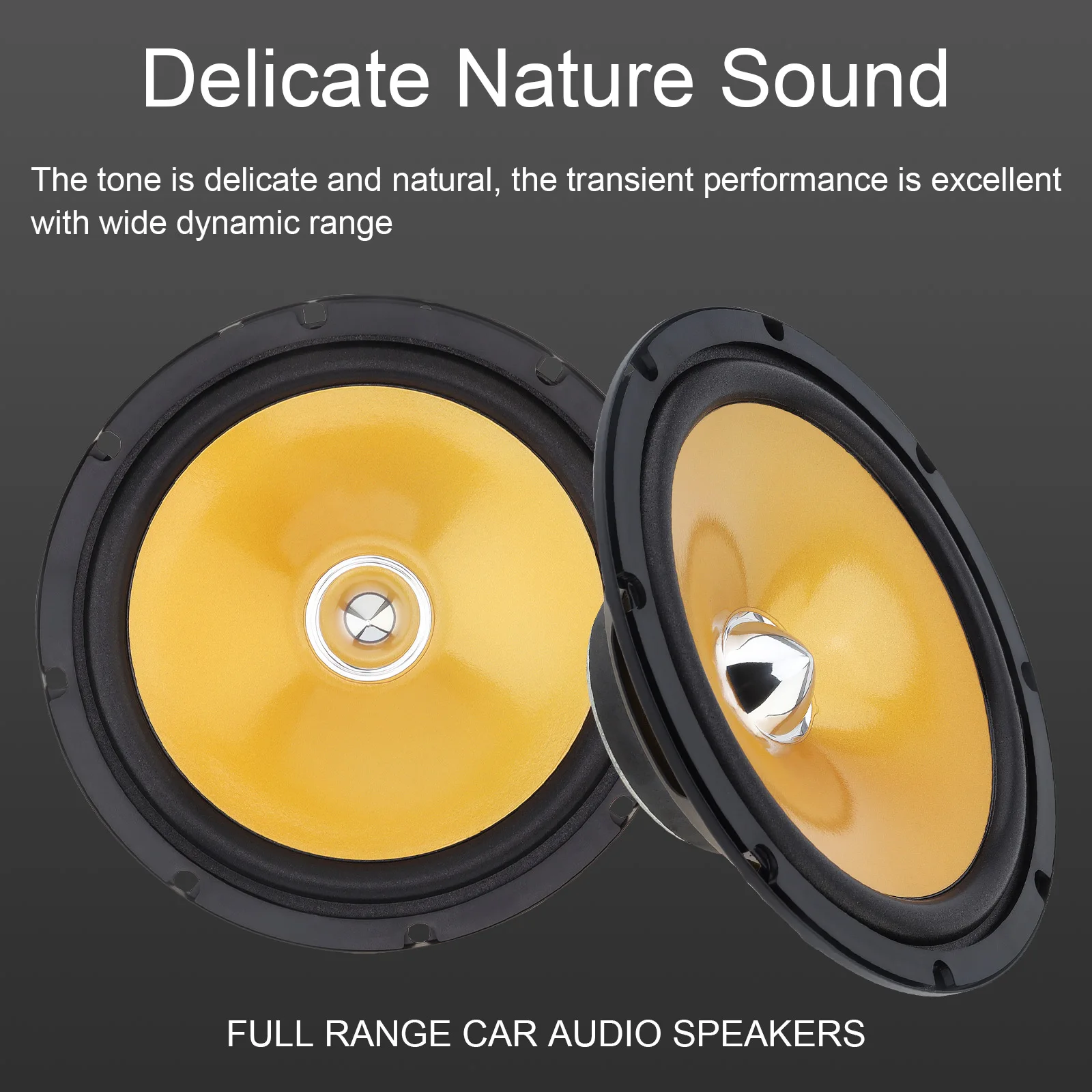 Altavoces de coche 6,5 pulgadas 280W, 2 vías – par para puerta - imagen 5