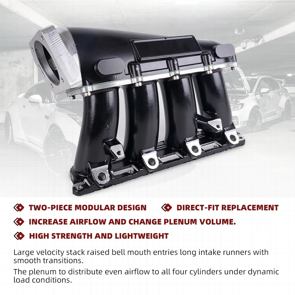 Bartoo Ultra colector de admisión de aluminio – Honda K-Series - imagen 2