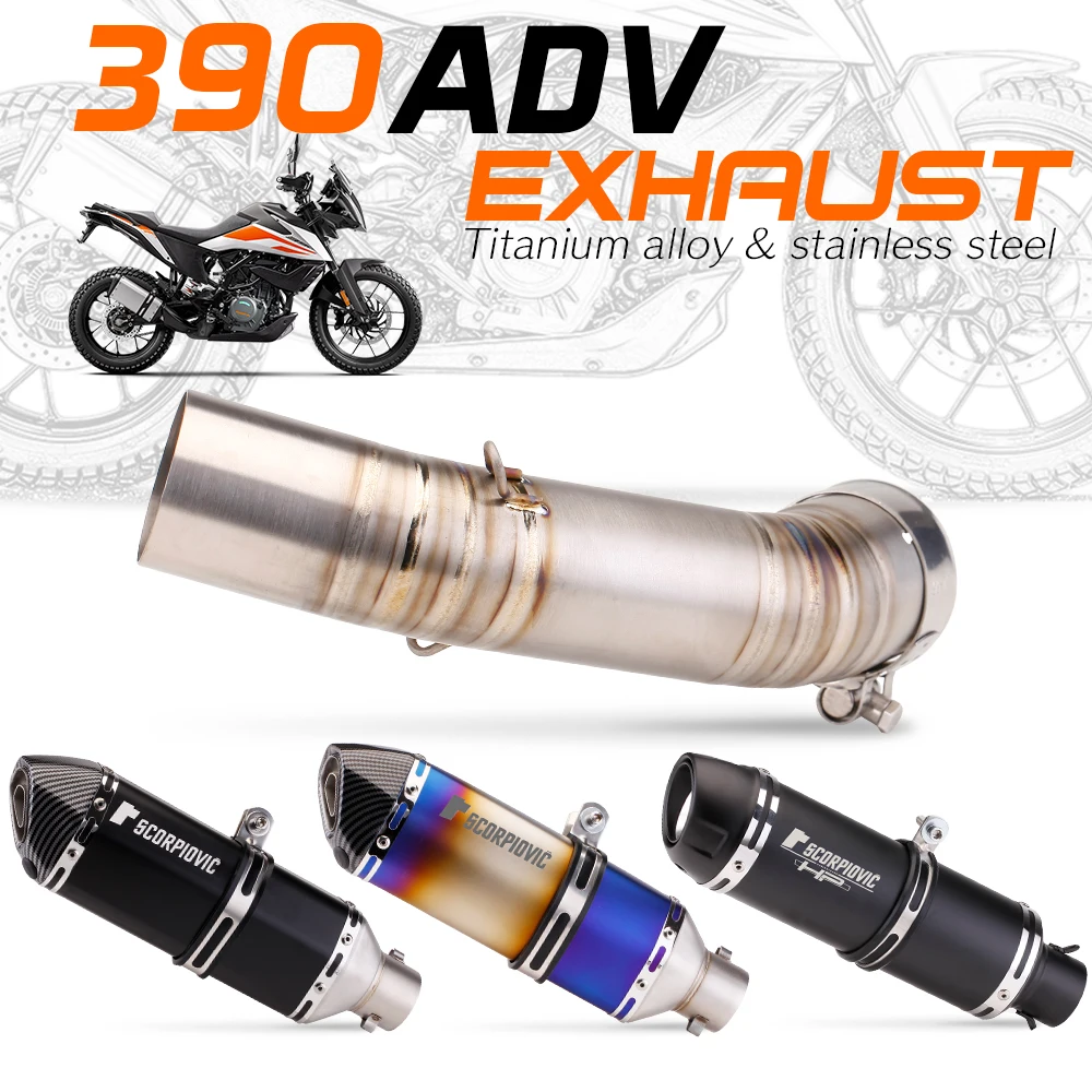 Silenciador modificado KTM 390 Adventure 2020-21 con tubo medio - imagen 4