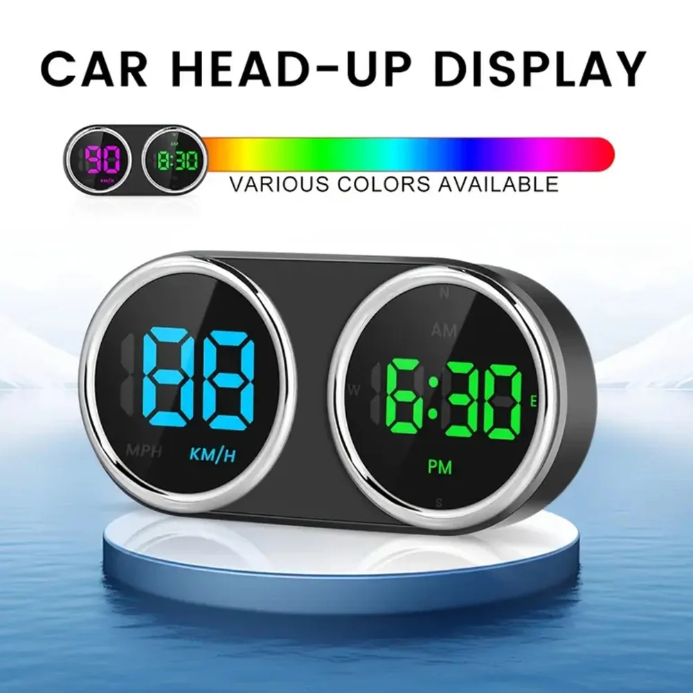 Pantalla HUD compacta para velocímetro GPS