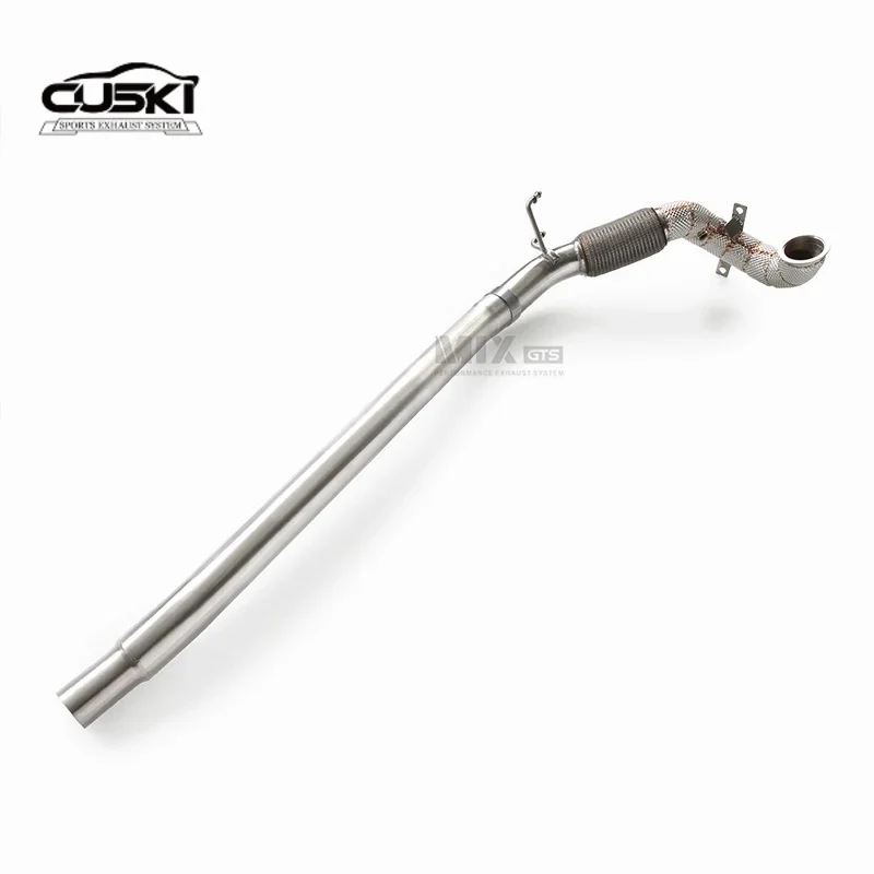 Tubo de escape inox con protector térmico para Audi S3 2.0T 2015-2022 - imagen 3