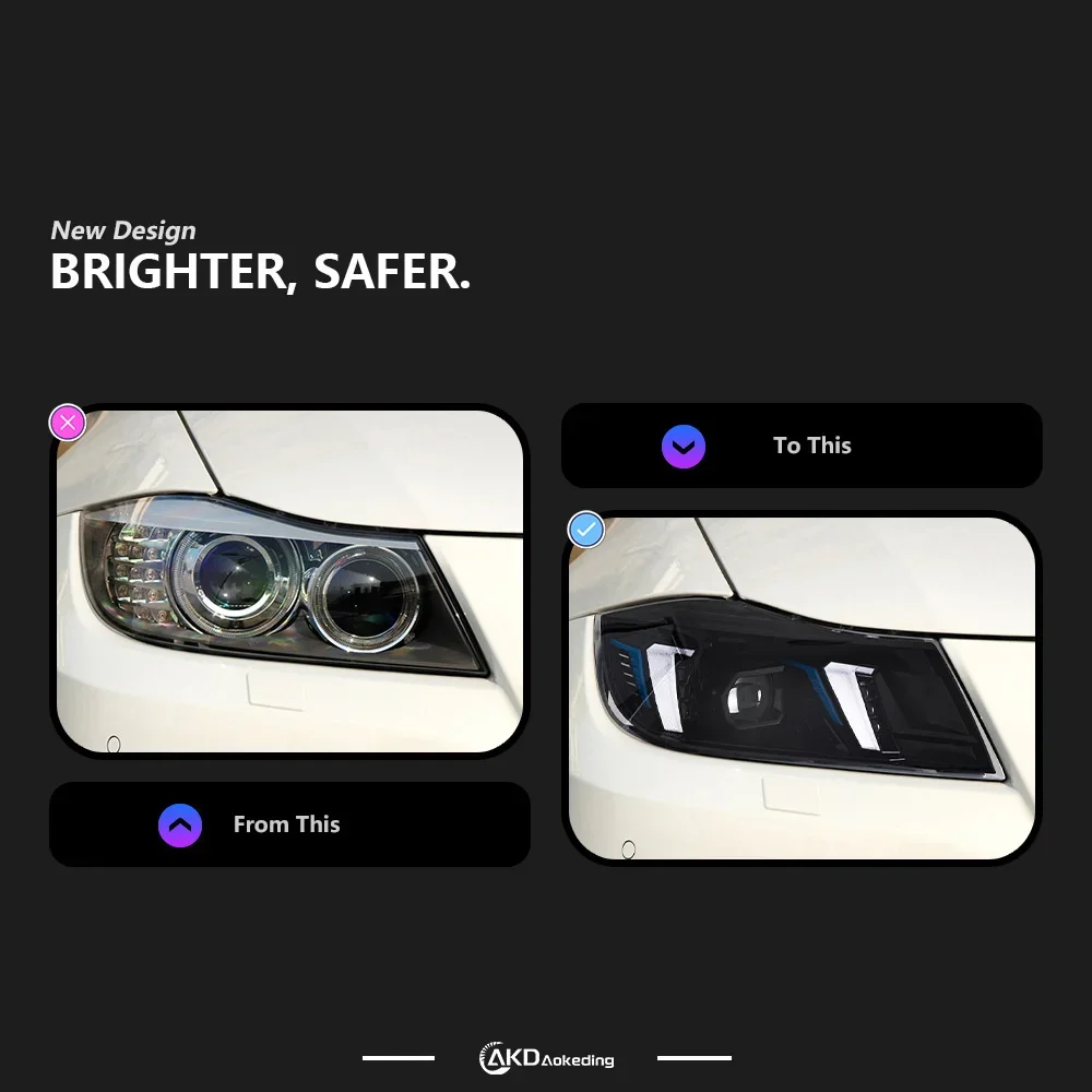 Sewiyolin kit luces LED delanteras BMW Serie 3 E90 330i 320i - imagen 3