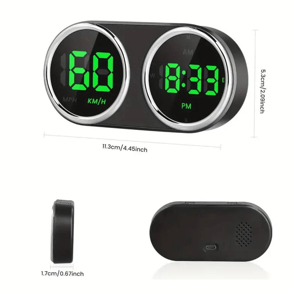 Velocímetro GPS HUD con alarma de sobrevelocidad para coche - imagen 4
