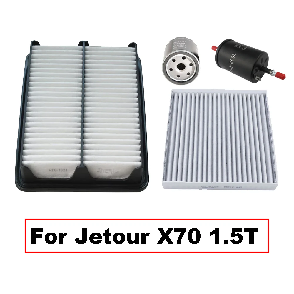 Kit filtros aceite, aire y habitáculo Jetour 1.5T X70/X90/X95
