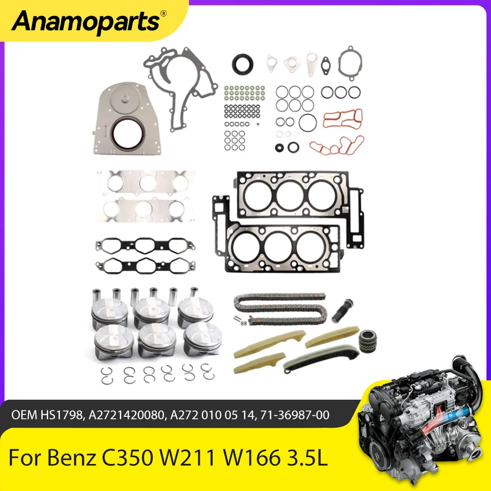 Conjunto de piezas de motor Anamoparts